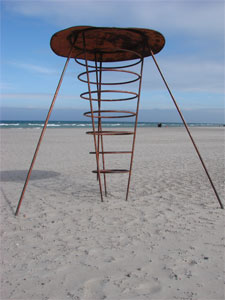 Historisches Klettergerüst aus DDR-Zeiten